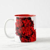 2 Couleurs tasse de thé à la rose (Gauche)