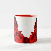 2 Couleurs tasse de thé à la rose (Centre)