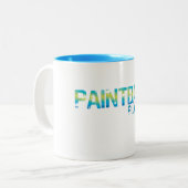 2 Couleurs Tasse de The Game Paintballers de jeu (Devant gauche)