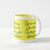 2 Couleurs Tasse de thé ou de café de Chakra de plexus (Devant droit)