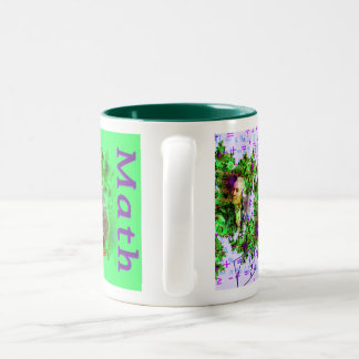 2 Couleurs Tasse de thème de maths