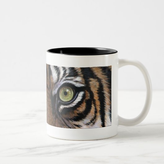 2 Couleurs Tasse de tigre (Droit)