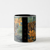 2 Couleurs Tasse de tigre (Centre)