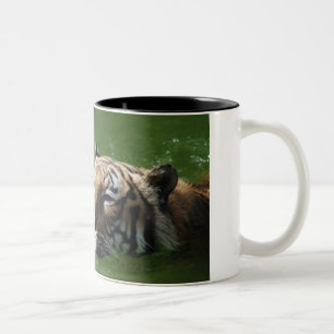 2 Couleurs Tasse de tigre de natation