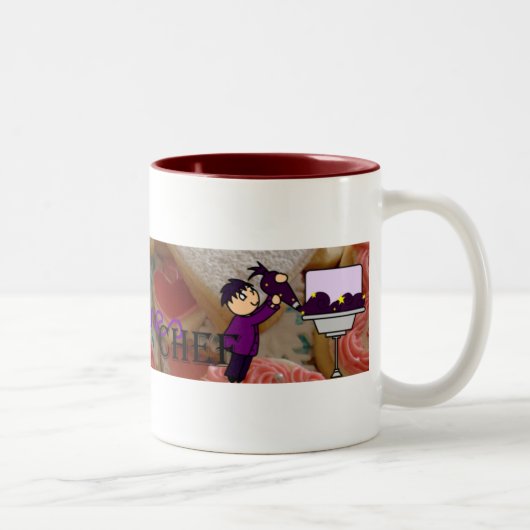 2 Couleurs Tasse de titre de la pâte 123 (Droit)