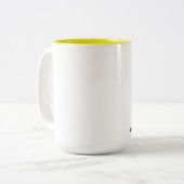 2 Couleurs Tasse de ton de DHG deux (15 onces) (Devant gauche)