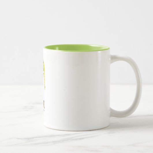 2 Couleurs Tasse de ton de l'androïde deux (Droit)