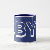 2 Couleurs Tasse de ton d'OBYF deux (Centre)
