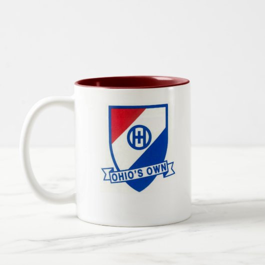 2 Couleurs Tasse de ton d'OHMR deux (Gauche)