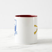 2 Couleurs Tasse de ton d'OHMR deux (Centre)