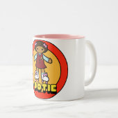 2 Couleurs Tasse de Tootie (Devant droit)