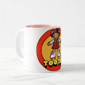 2 Couleurs Tasse de Tootie (Devant gauche)