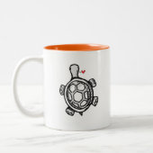 2 Couleurs Tasse de tortue (Gauche)