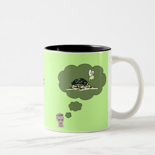 2 Couleurs Tasse de tortue (Droit)
