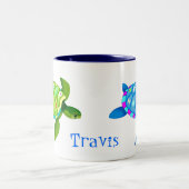 2 Couleurs Tasse de tortue (Centre)