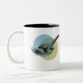 2 Couleurs Tasse de tortue de mer (Gauche)