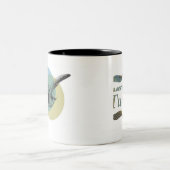 2 Couleurs Tasse de tortue de mer (Centre)