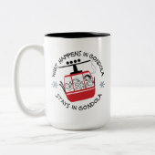 2 Couleurs Tasse de tour de gondole (Gauche)