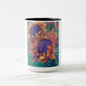2 Couleurs Tasse de tournesol (Centre)