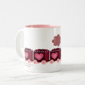 2 Couleurs Tasse de train de Valentine Choo-Choo (Devant gauche)