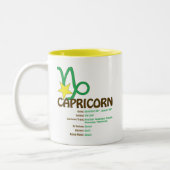 2 Couleurs Tasse de traits de Capricorne (Gauche)