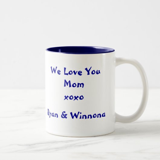 2 Couleurs Tasse de travail (Droit)