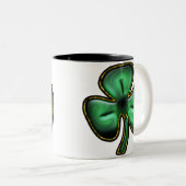 2 Couleurs Tasse de trèfle de 3 feuilles (Devant droit)
