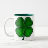 2 Couleurs Tasse de trèfle de 4 feuilles (Gauche)