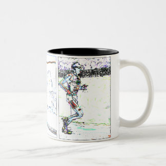 2 Couleurs Tasse de triptyque de triathlon