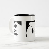 2 Couleurs Tasse de trois crics (Devant gauche)