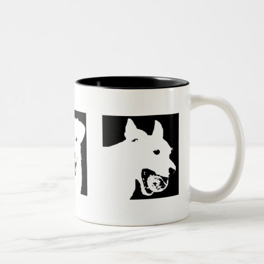 2 Couleurs Tasse de trois crics (Droit)