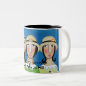 2 Couleurs Tasse de trois femmes (Devant droit)