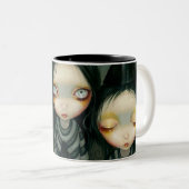2 Couleurs Tasse de "trois soeurs de Witchy" (Devant droit)