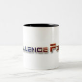 2 Couleurs Tasse de trouveur de défi (Centre)