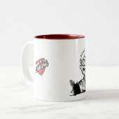 2 Couleurs Tasse de Truman de défaites de Viking (Devant gauche)