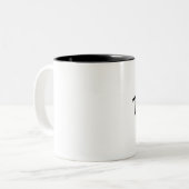 2 Couleurs Tasse de Twitarded (Devant gauche)