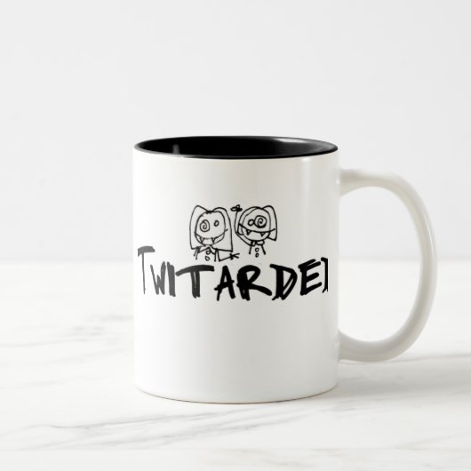 2 Couleurs Tasse de Twitarded (Droit)