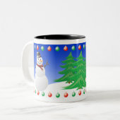 2 Couleurs Tasse de vacances (Devant gauche)