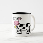 2 Couleurs Tasse de vache (Devant droit)