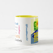 2 Couleurs Tasse de vallée de Scott bonjour (Centre)