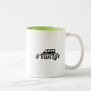 2 Couleurs Tasse de #VanLife