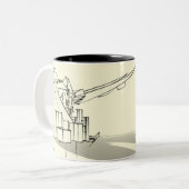 2 Couleurs Tasse de VAP Stage1 (Devant gauche)