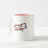 2 Couleurs Tasse de végétaliens d'amour (Devant gauche)