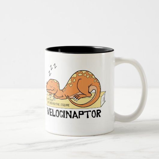 2 Couleurs Tasse de Velocinaptor (Droit)