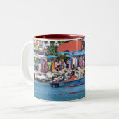 2 Couleurs Tasse de vendeurs - customisée (Devant gauche)