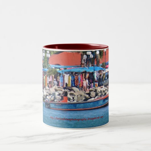 2 Couleurs Tasse de vendeurs - customisée (Centre)
