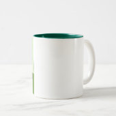 2 Couleurs Tasse de vert de trio de scooter (Devant droit)