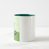2 Couleurs Tasse de vert de trio de scooter (Centre)