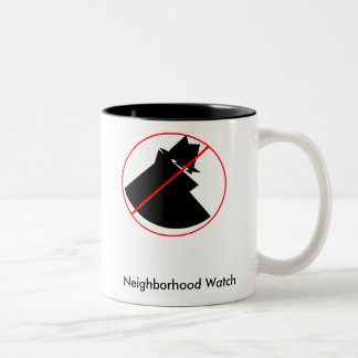 2 Couleurs Tasse de vigie de quartier