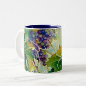 2 Couleurs Tasse de vignes (Devant gauche)